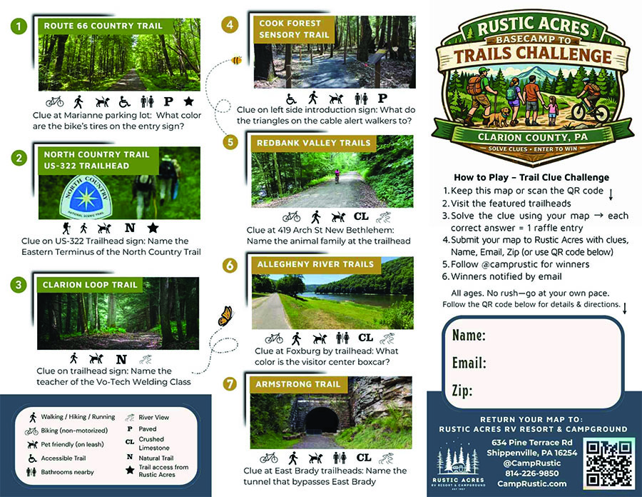 basecamp trail map front rustic acres