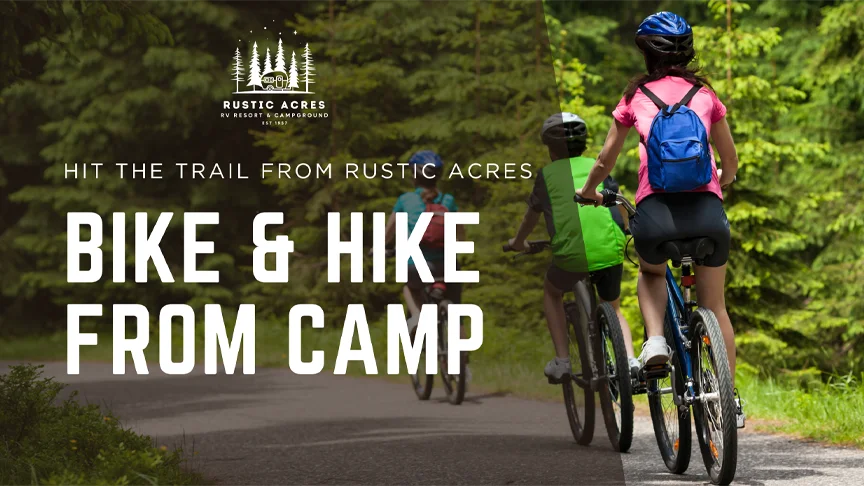 Start Your Trail Adventure at Rustic Acres: Bike or Hike the Rail 66 Country Trail