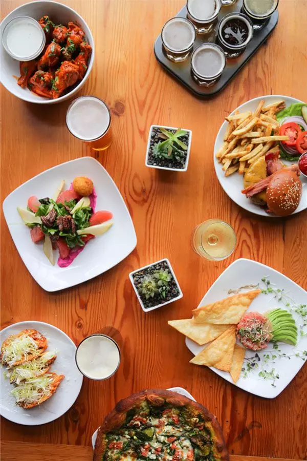 Plates of Food at Brunch